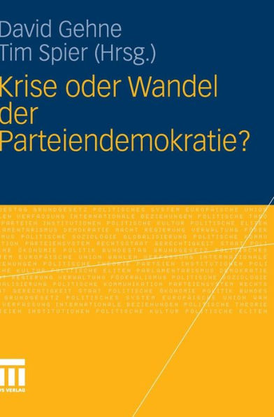 Krise oder Wandel der Parteiendemokratie?