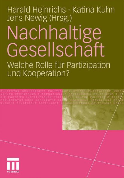 Nachhaltige Gesellschaft: Welche Rolle für Partizipation und Kooperation?