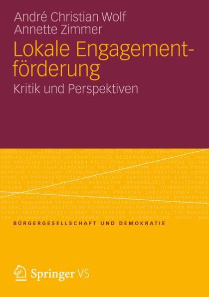 Lokale Engagementförderung: Kritik und Perspektiven