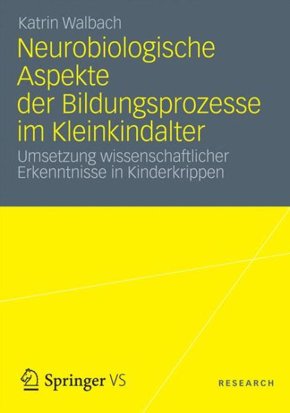 Neurobiologische Aspekte der Bildungsprozesse im Kleinkindalter: Umsetzung wissenschaftlicher Erkenntnisse in Kinderkrippen