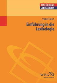 Title: Einführung in die Lexikologie, Author: Volker Harm