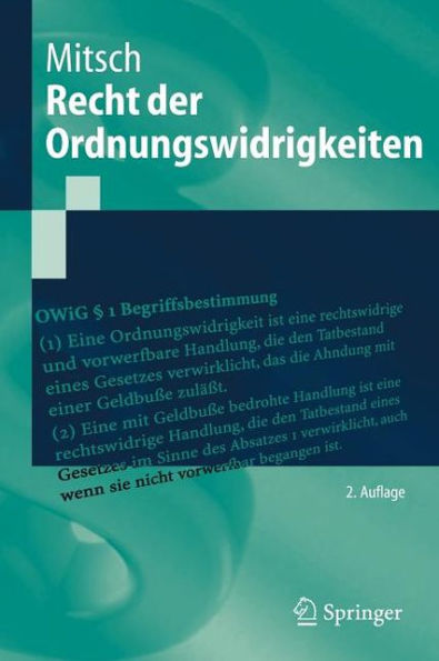 Recht der Ordnungswidrigkeiten