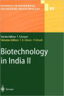 Biotechnology in India II / Edition 1