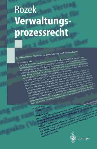 Verwaltungsprozessrecht / Edition 1
