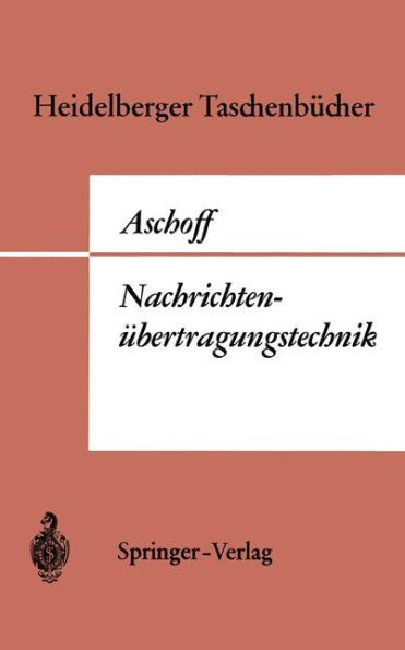 Einfï¿½hrung in die Nachrichtenï¿½bertragungstechnik