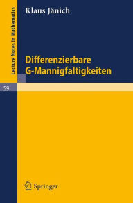 Title: Differenzierbare G-Mannigfaltigkeiten / Edition 1, Author: Klaus Jïnich