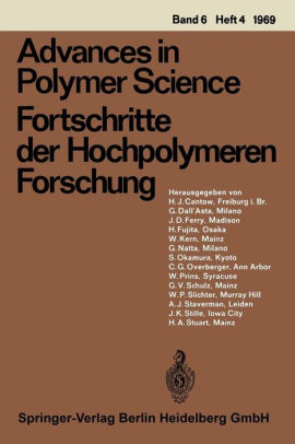 Advances In Polymer Science Fortschritte Der Hochpolymeren Forschungpaperback - 