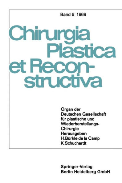 Organ der Deutschen Gesellschaft fï¿½r Plastische und Wiederherstellungs-Chirurgie