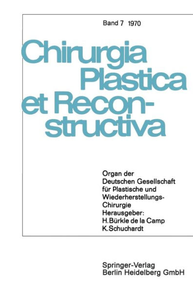 Organ der Deutschen Gesellschaft fï¿½r Plastische und Wiederherstellungs-Chirurgie