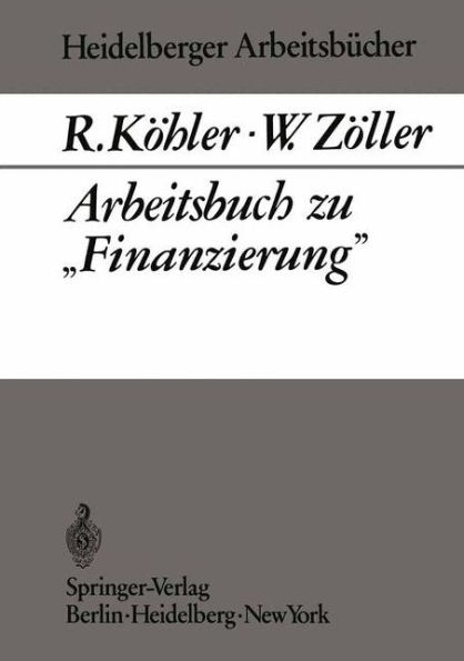 Arbeitsbuch zu "Finanzierung"