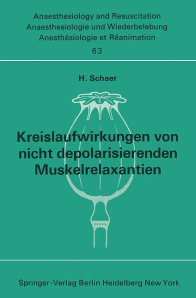 Kreislaufwirkungen von nicht depolarisierenden Muskelrelaxantien