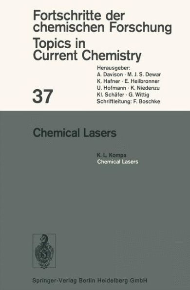 Chemical Lasers