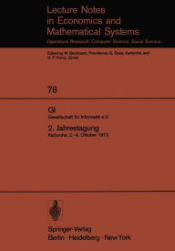 Title: GI. Gesellschaft für Informatik e.V. 2. Jahrestagung: Karlsruhe, 2.-4. Oktober 1972, Author: P. Deussen