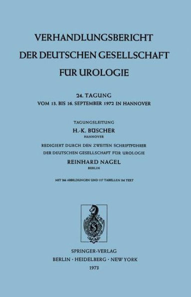 24. Tagung vom 13. bis 16. September 1972 in Hannover