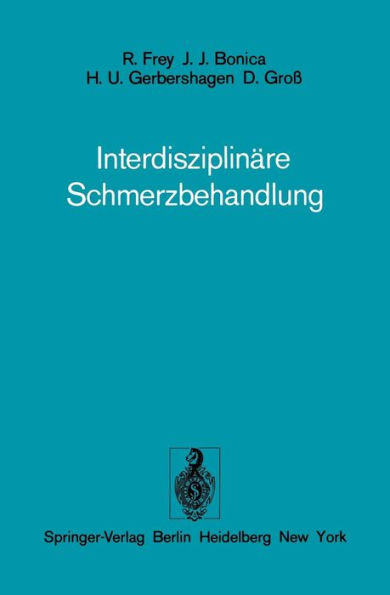 Interdisziplinï¿½re Schmerzbehandlung