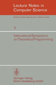Title: International Symposium on Theoretical Programming, Author: A. Ershov
