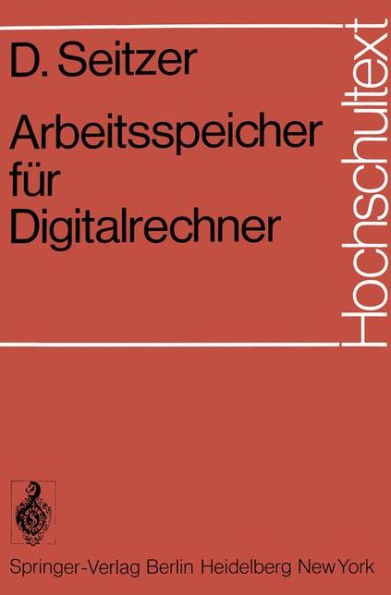 Arbeitsspeicher fï¿½r Digitalrechner