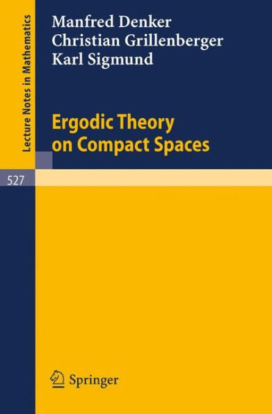 Barnes and Noble Ergodic Theory on Compact Spaces | MarketFair Shoppes