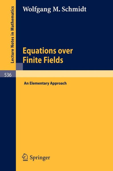 Equations over Finite Fields: An Elementary Approach