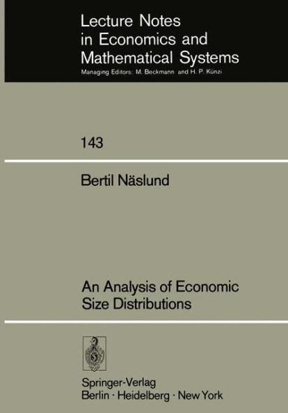 An Analysis of Economic Size Distributions