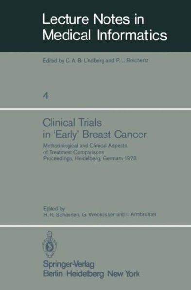Clinical Trials in 'Early' Breast Cancer / Edition 1