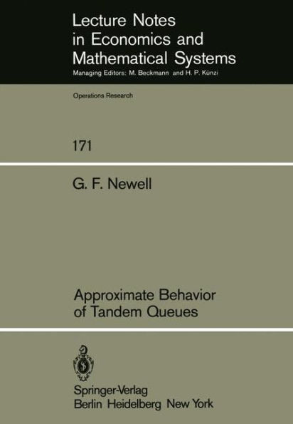 Approximate Behavior of Tandem Queues
