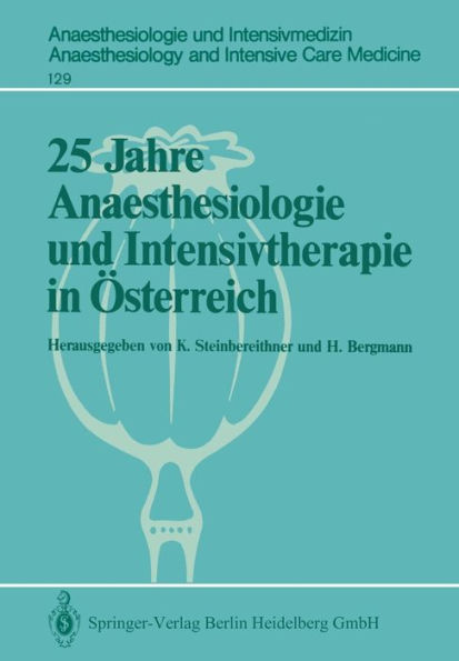 25 Jahre Anaesthesiologie und Intensivtherapie in ï¿½sterreich