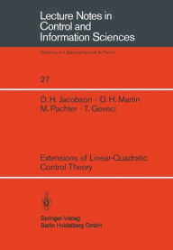 Title: Extensions of Linear-Quadratic Control Theory, Author: D. H. Jacobson