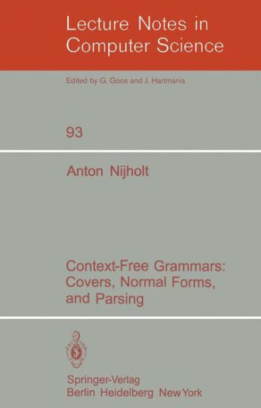 Context-Free Grammars: Covers, Normal Forms, and Parsing