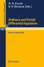 Ordinary and Partial Differential Equations: Proceedings of the Sixth Conference Held at Dundee, Scotland, March 31 - April 4, 1980