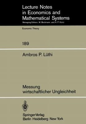 Messung wirtschaftlicher Ungleichheit