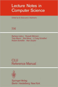 Title: CLU: Reference Manual, Author: B. Liskov