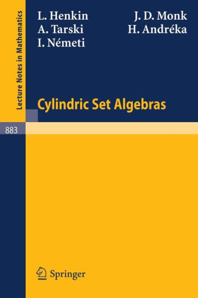 Cylindric Set Algebras / Edition 1