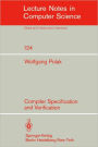 Compiler Specification and Verification