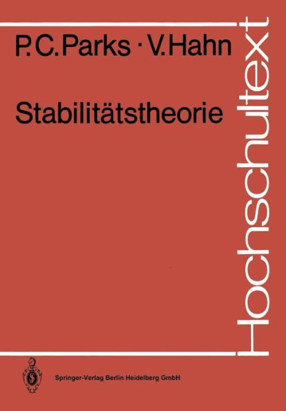 Stabilitï¿½tstheorie