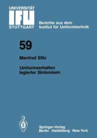 Title: Umformverhalten legierter Sintereisen, Author: M. Stilz