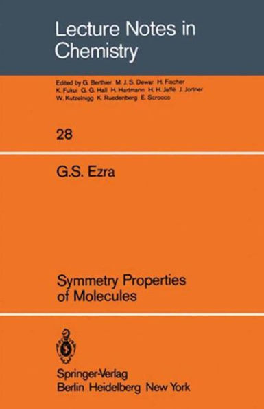 Symmetry Properties of Molecules