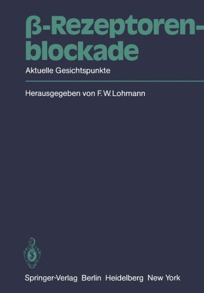 ?-Rezeptorenblockade: Aktuelle Gesichtspunkte