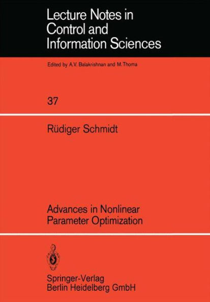 Advances in Nonlinear Parameter Optimization