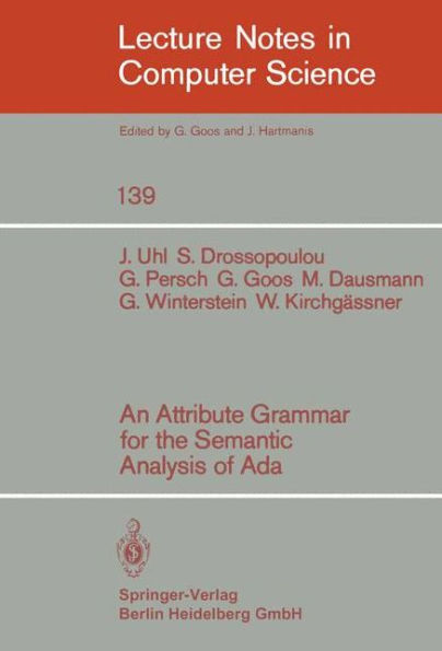 An Attribute Grammar for the Semantic Analysis of ADA