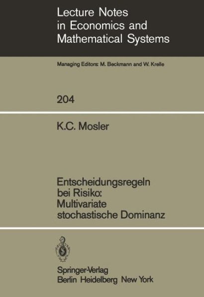 Entscheidungsregeln bei Risiko Multivariate stochastische Dominanz