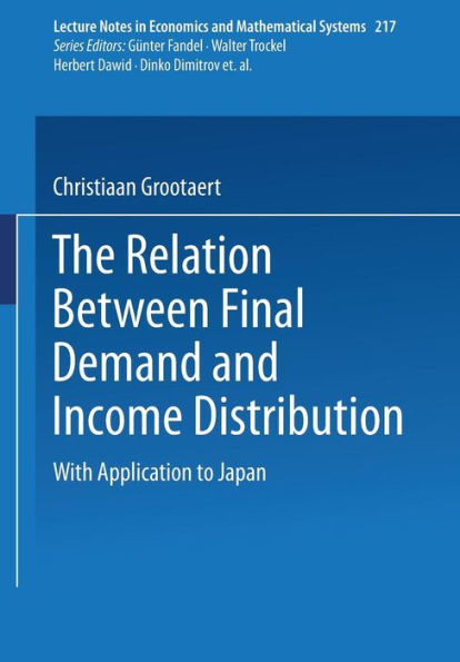 The Relation Between Final Demand and Income Distribution: With Application to Japan