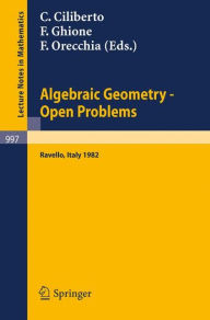 Title: Algebraic Geometry - Open Problems: Proceedings of the Conference held in Ravello, May 31 - June 5, 1982 / Edition 1, Author: C. Ciliberto