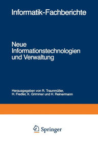 Title: Neue Informationstechnologien und Verwaltung: Fachtagung 14.-16. September 1983, Author: R. Traunmïller