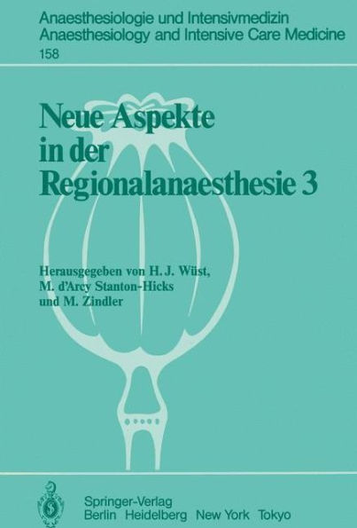 Neue Aspekte in der Regionalanaesthesie III: Plexus- und Epiduralanï¿½sthesie; Technik und Komplikationen. Opiate epidural/intrathekal