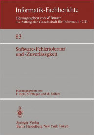 Title: Software-Fehlertoleranz und -Zuverlässigkeit, Author: F. Belli