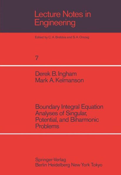 Boundary Integral Equation Analyses of Singular, Potential, and Biharmonic Problems