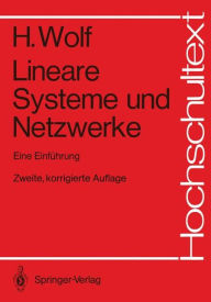 Title: Lineare Systeme und Netzwerke: Eine Einfï¿½hrung, Author: Hellmuth Wolf
