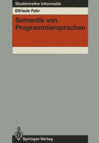 Semantik von Programmiersprachen