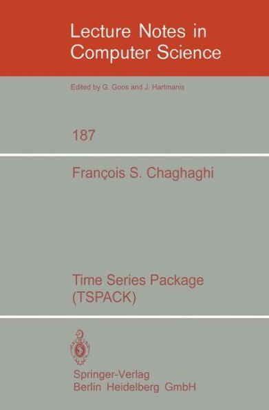 Time Series Package (TSPACK) / Edition 1